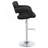Black And Chrome Adjustable Bar Stool