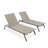 Outdoor Metal Chaise Lounge