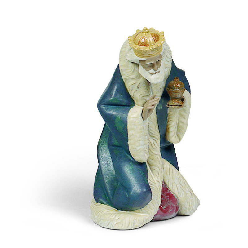 Figurine melchior, Bleu