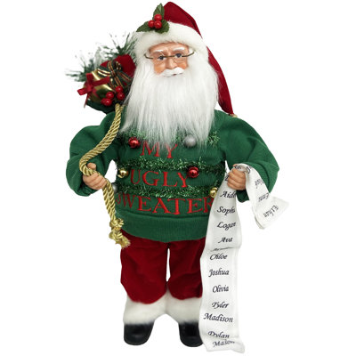 15” Ugly Sweater Santa