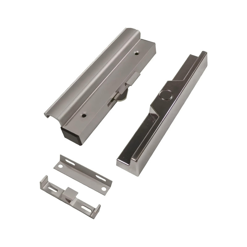 Ensemble de poignées de porte de patio avec finition en aluminium, hauteur de 7 3/8 po, Aluminum