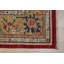Hand Knotted Wool Floral Area Rug in Red