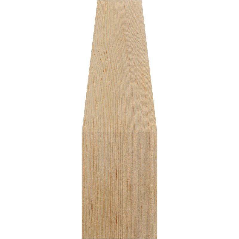 Attelle impériale du genou, Sapin de Douglas, Lisse, H 22 po x l 5,5 po x P 18 po