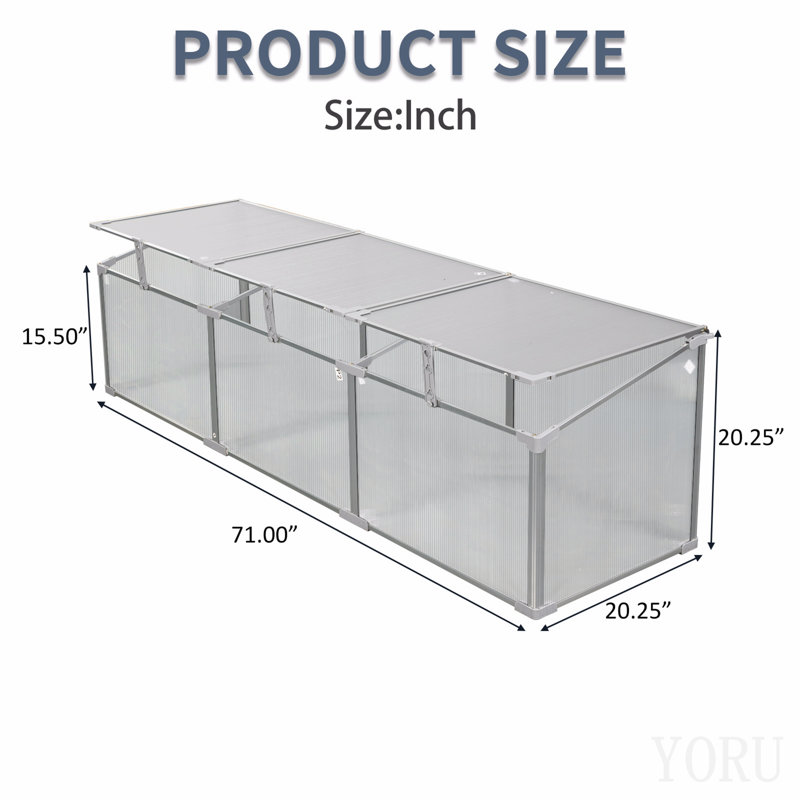 Polycarbonate Greenhouse For Outdoors In Winter