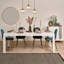 Aayushi Rectangular 200 Cm L x 90 Cm W Dining Table-387285194-395927243