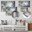 Décoration murale en métal Ethereal Elegance - Bath & Laundry-434503581