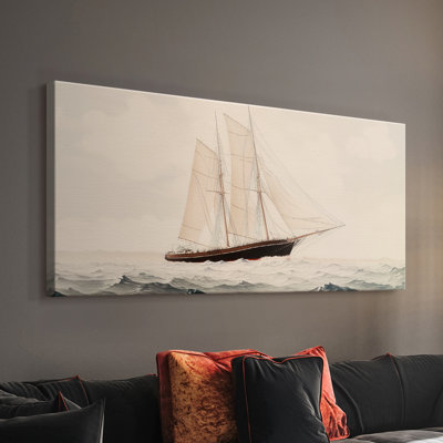Série nautique-XXXVI- Toile tendue avec châssis - Prêt à accrocher