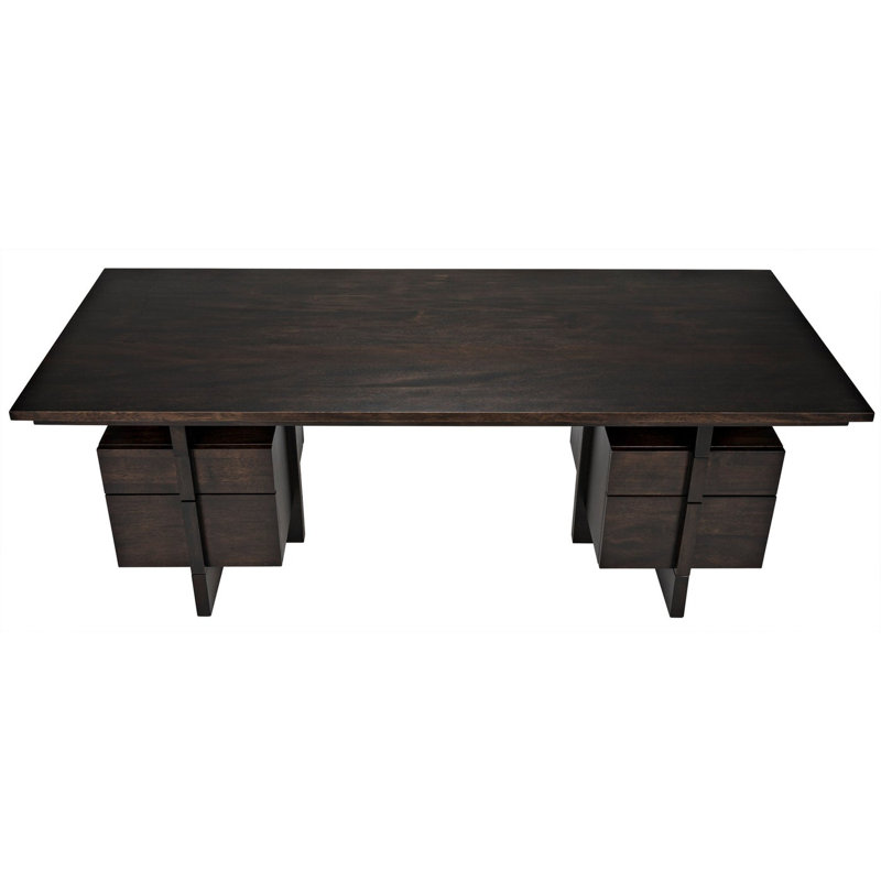 Bridge Solid Wood Writing Desk