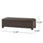 SANTIAGO PE WICKER STORAGE BENCH