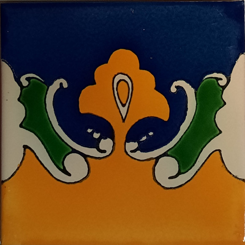 Carreaux mexicains 4,2 "x 4,2" 9 pièces TalaMex Siena Talavera