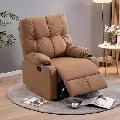 Pragna Luxury Recliner with Cup Holders & Swing Function