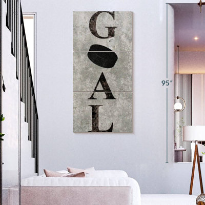 Typographie de but de hockey