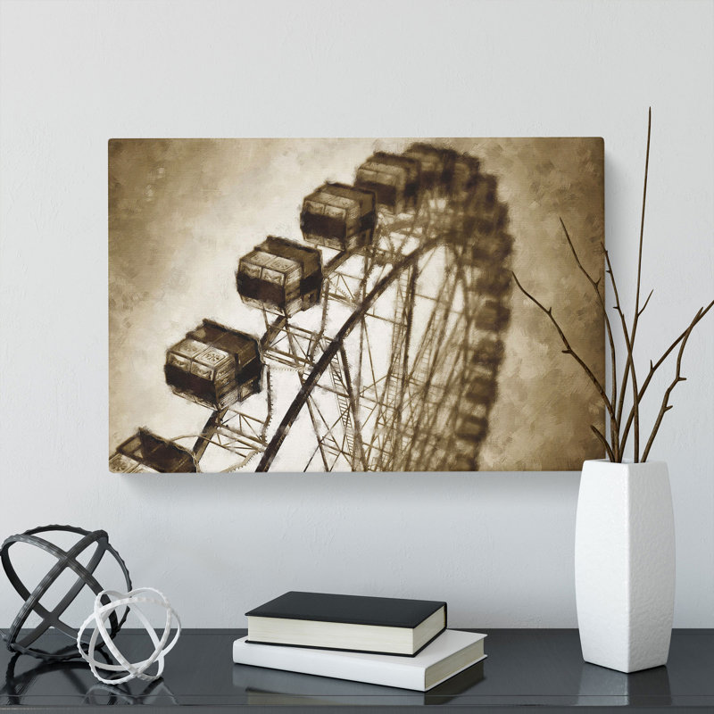Ferris Wheel Vol.3 - Wrapped Canvas Print, 40cm H x 60cm W x 3cm D