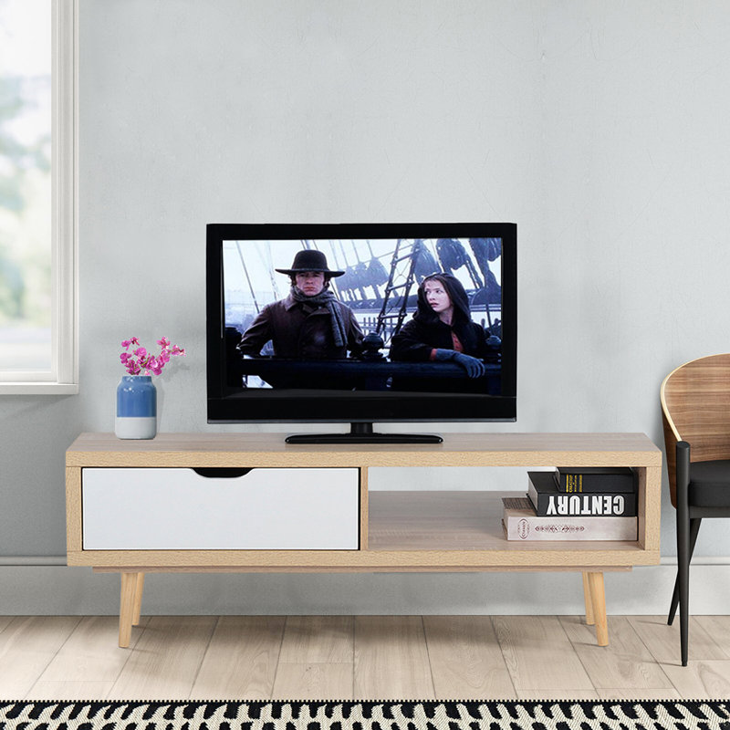 Unfinished TV Stand for TVs up to 50", Natural