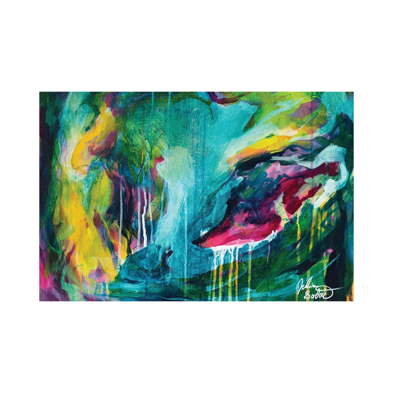 Crystallized by Julia Badow - Wrapped Canvas Painting, 101.6 cm H x 66.04 cm W x 3.175 cm D