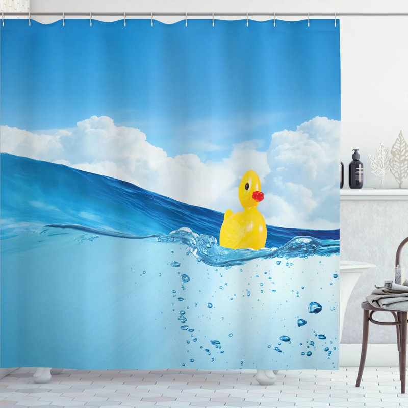 Rideau de douche en caoutchouc avec rideau de douche et crochets de douche, H 84 po x l 69 po