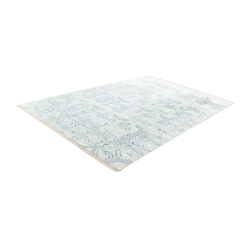 Tapis bleu clair Outen