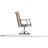 6 - Person Upgraded Metal Patio Swivel Dining Chair Set With Rectangular Table-37666289-63495086