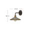 Rigby 1-Light Armed Sconce