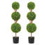 48'' Faux Boxwood Topiary