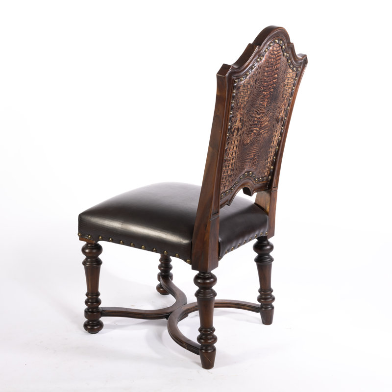 Beazer Leather Dining Chair, Brown