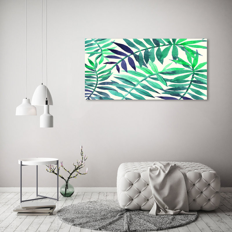 Tropical Leaves - Wrapped Canvas Print
