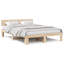 Vidaxl Bed Frame With Headboard Solid Pine Wood-113970875-113970873