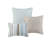 Embroidered Quilt With Throw Pillows, Blue White, Full/queen, Microfiber , Stain 6 Piece Floral Leaf Embroidery, Blue/white, Delicate Pattern-119105655-119105657