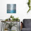 Beachcrest Home ™ «Coastal View I Aqua» par Silvia Vassileva, art mural en métal-1958114368