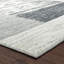 Tapis gris / ivoire à motif géométrique campagnard-478603823