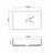 Vessel Rectangular Modern Bathroom Sink