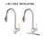 JOYHOPE Pull Down Kitchen Faucet with Soap Dispenser-65088565