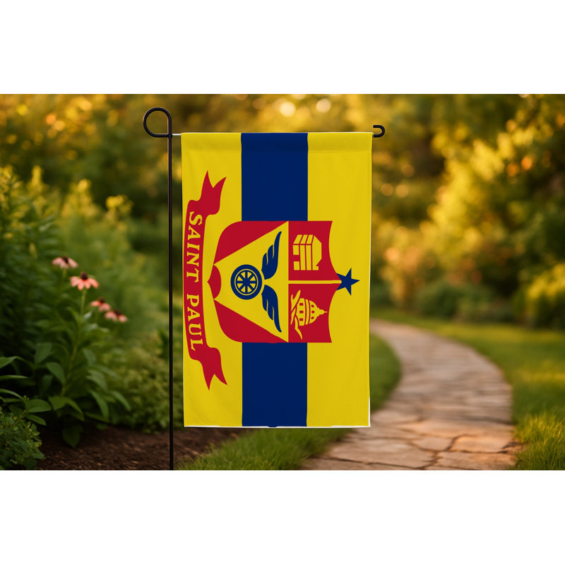 Drapeau Saint Paul City - drapeau extérieur, 24" H x 36" W