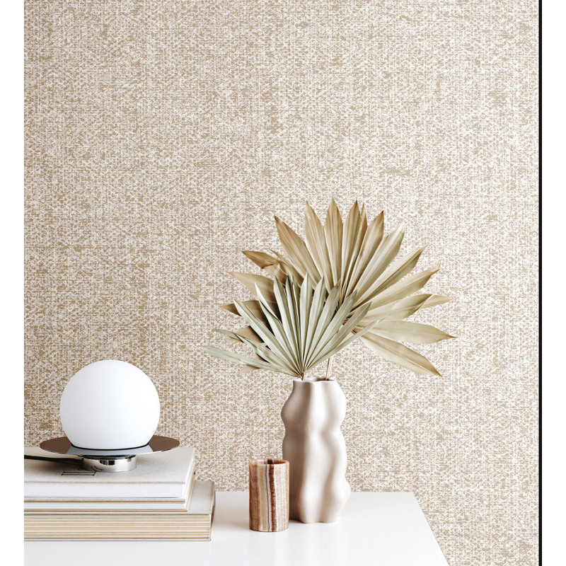 Structura 10.05m x 53cm Matte Wallpaper Roll, Beige
