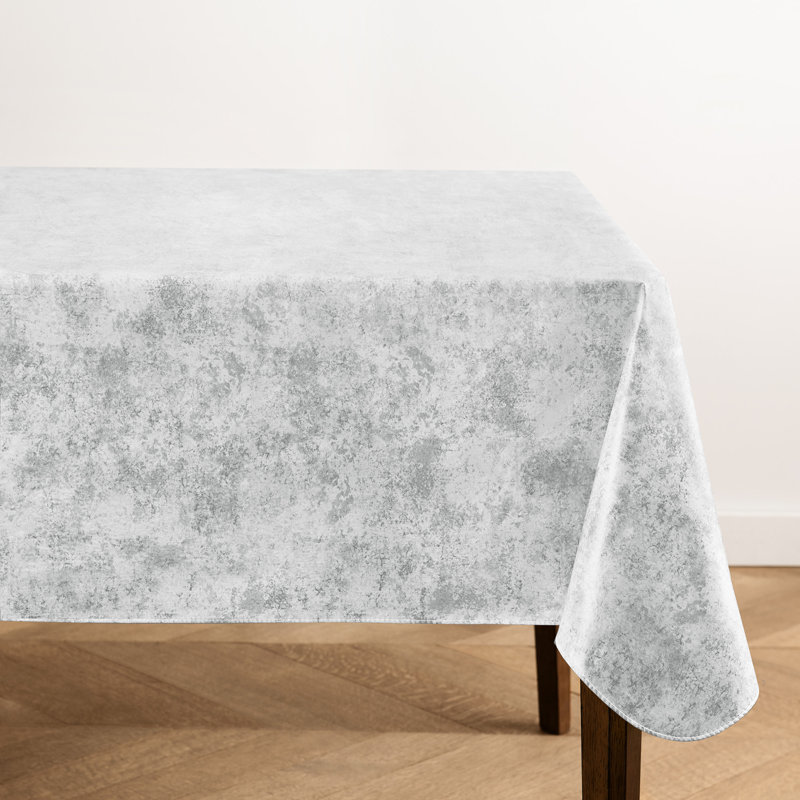 Nappe Mesa, 52 po x 52 po, Gris / blanc