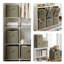  Ensemble de 6 bacs de rangement en tissu avec poignées pliables à deux poignées, gris-24793510