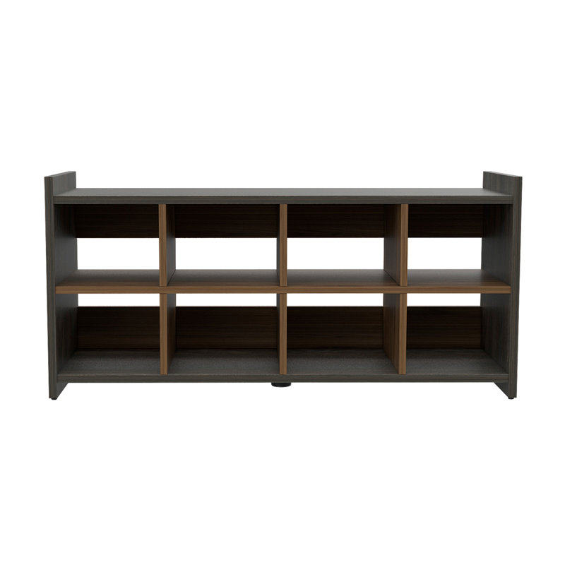 Entryway Storage Unit, Eight Shoe Capacity  -Espresso / Mahogany