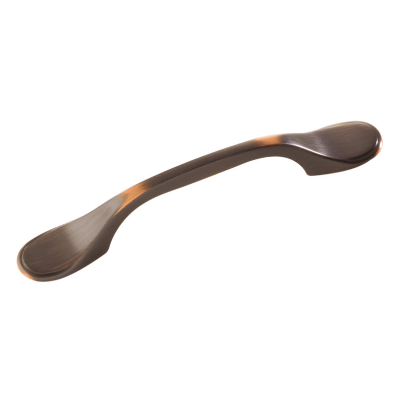 Conquest Kitchen Cabinet Handles, Solid Core Drawer Pulls for Doors, 3", Oil-Rubbed Bronze
