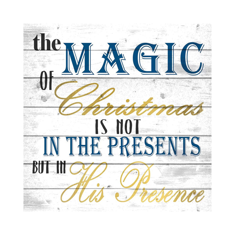 The Magic Of Christmas by Kimberly Allen - Wrapped Canvas Gallery-Wrapped Canvas Giclée, 93.98 cm H x 93.98 cm W