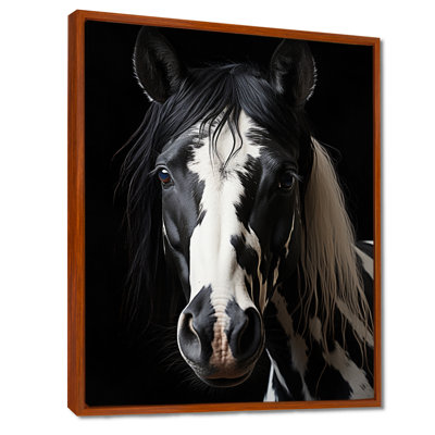 Cheval blanc noir Temirlan Serenity II - impression