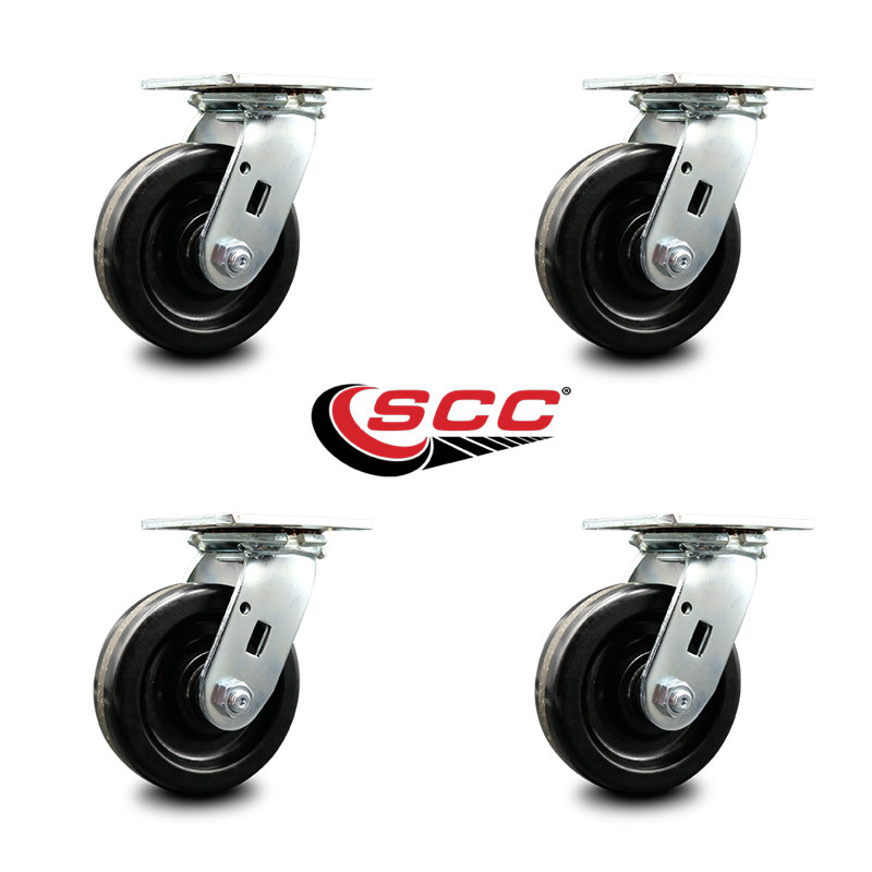 4Phenolic Top Plate Caster