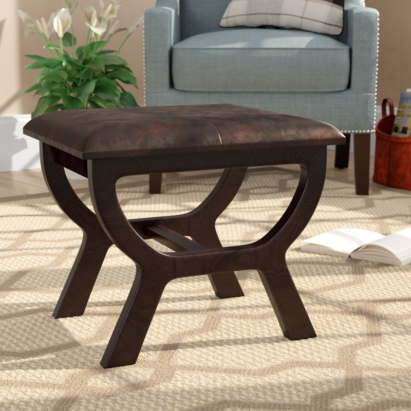 Tabouret de coiffeuse Ashanna, Brun