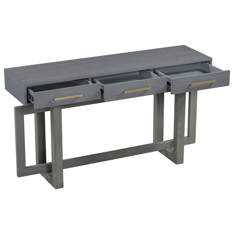 Console U_STYLE Elegant, Gris antique, Gris antique