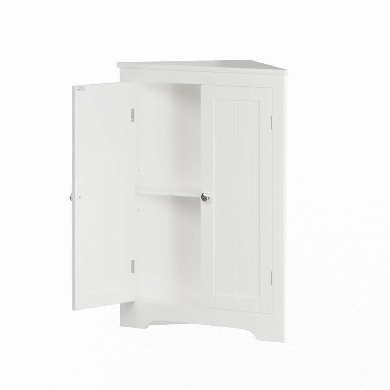 Armoire de plancher au sol avec 2 portes et tablettes réglables