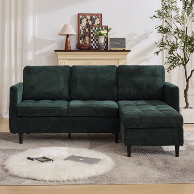 77.5'' W Modular L-Shaped Sofa With Storage Chaise And USB Charge