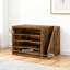 Organisateur de dossiers en bois avec 3 tablettes réglables, trieur de courrier et de papier pour le bureau et la maison, porte-documents efficace pour les enveloppes, les magazines et les fournitures de bureau-245472335