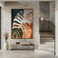 "Into the jungle", art mural texturé encadré-1458010646-1458010651