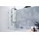 Vela 31.5 in. x 58.25 in. Frameless Single Fixed Bath Panel