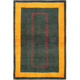 Tribal One-of-a-Kind 3'4" X 5'1" Hand Knotted Area Rug