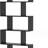 Five Layer Simple Household Black Bookshelf-1343582744